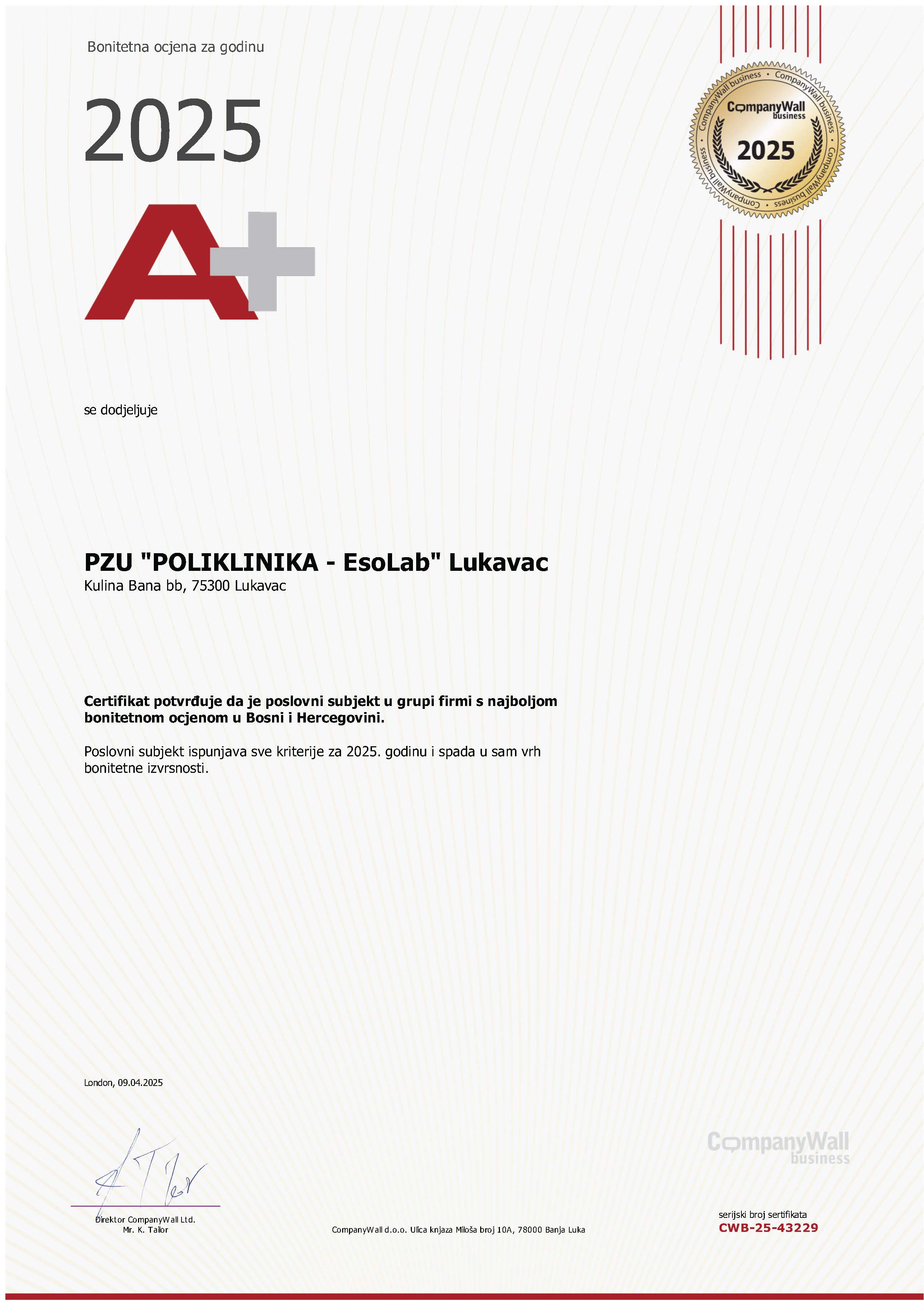 Poliklinika Eso LAB