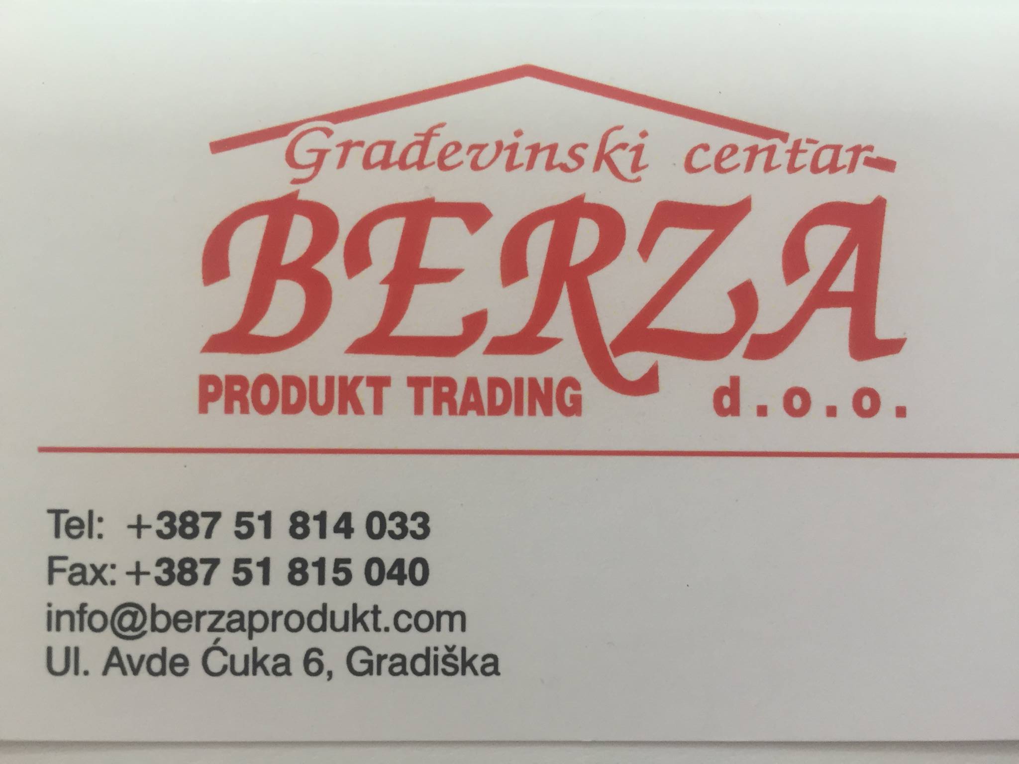 SARAJEVSKA BERZA-BURZA VRIJEDNOSNIH PAPIRA d.d